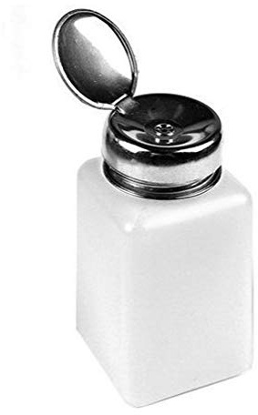 Beito 1 STÜCK Push Down Nagellackspender Entferner Pumpe Leere Flasche Alkohol Flüssigkeit Drücken Pumpspender Flüssigkeitsspender Leere Flasche Für Nail art (200 ML)