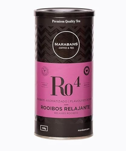 Té Rooibos Relajante Marabans en hoja. Bote 150 gramos