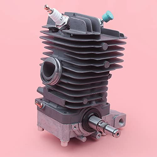 HAKTAS Kit de cigüeñal de pistón de Cilindro de 49mm for S MS390 MS290 MS310 039 029, Motor de Motosierra, Base de Bandeja, Sello de Aceite, reemplazo 1127 020 1216 Herramientas eléctricas
