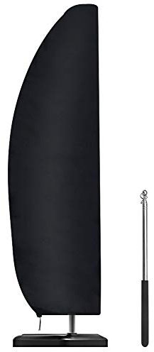 Parasol Cover Waterproof, Patio Large Cantilever Umbrella Cover-210D Heavy Duty Oxford Fabric with Zip&Storage Bag, Waterproof/Dustproof/Weather-proof/UV-Resistant (265x 40x70/50 cm)