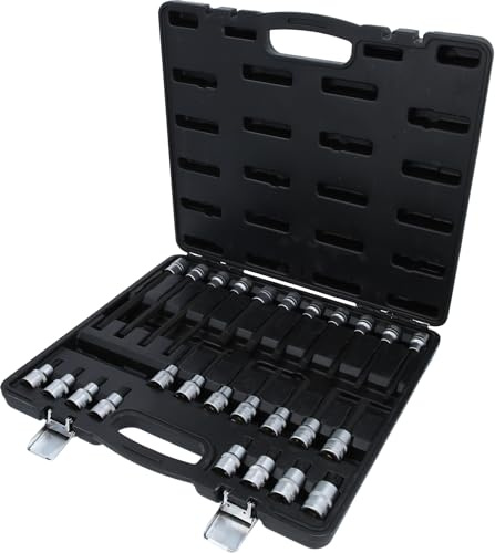 KS Tools 911.4540 EVOLUTION Series 1/2 Bit-Stecknuss-Satz für Vielzahn (XZN)-Schrauben, 26-tlg