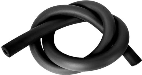 Kautschuk Isolierschlauch Schlauch, ID 6/10/13/16/19/25/32 mm, Wandstärke 9/13/15 mm, Länge 1,8/2 m, Flexibler Wasserdichter Rohrisolierung, Schaumstoffschlauch ( Color : Black , Size : 19mm x 15mm x