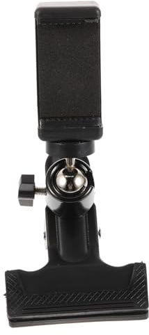 BESTonZON Mobile Phone Holding Rack for Guitar with 360 Degree Rotation Plastic Guitar Phone Holder Clip No Additional Tools Needed for Watching Music Scores