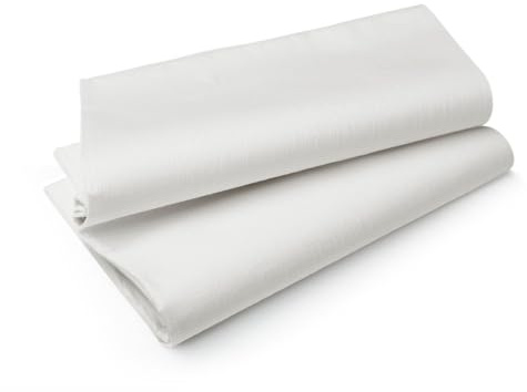 Duni Evolin Mitteldecke 84x84cm weiß 14 Stück 1er Pack