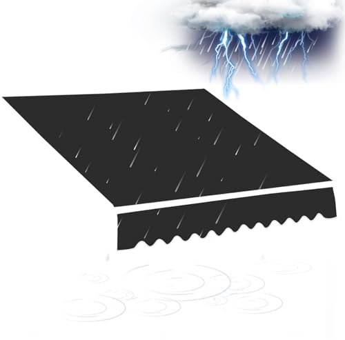 Patio Awning Replacement Fabric Cloth Retractable Awning Replacement Cloth Sun Shade Polyester Top Cover 3x2.5m 5x2.5m 3.5x3.0m 6x3.0m(3.5x2.5m)