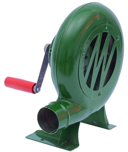 Happyyami Ventilador para Barbacoa Soplador Manual Portátil Accesorio De Camping para Uso Al Aire Ventilador Multiusos para Chimenea y Parrilla
