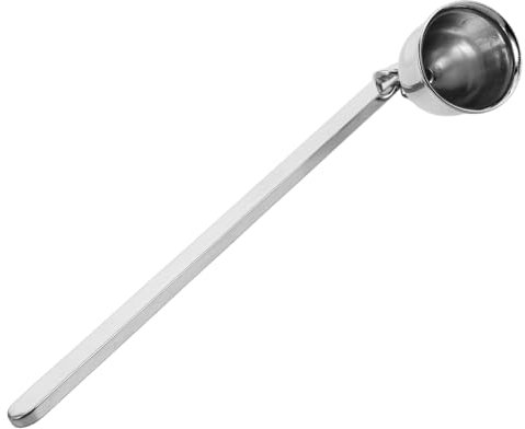 Holibanna Candle Fire Extinguisher Long Handle for Safety Wick Trimmer Vintage Stainless Steel Pendant Cover Candle Snuffer Easy Use for Home Decor