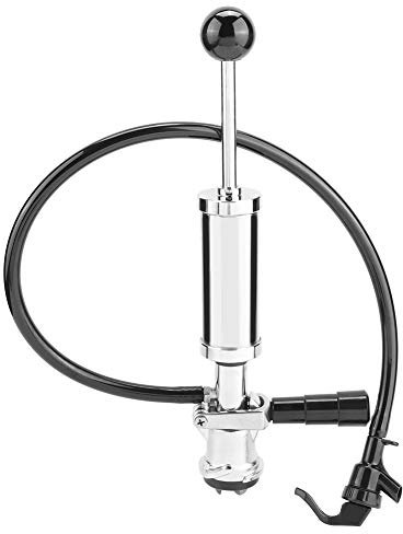 FZCXHONJ Metal Beer Keg Pump, Beer Keg Pump Tap, 4in Party Beer Pump, Reusable Draft Beer Kegerator Pump with Squeeze Trigger for Home Picnic Bar Family Gatherings(S Type)