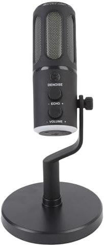 Microfono Dinamico XLR Interfaccia USB Cardioide Mic Gaming Podcast