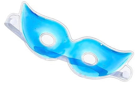 BESTYASH 2 Stück Eis Augenklappe aus Pvc und Gel Kühlendes Kühlpflaster für Augen Bequem und Wiederverwendbar zum Entspannen und Schlafen