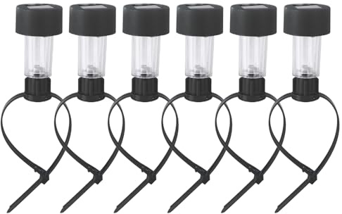 Genérico Luz Solar Para Piscina,6 Unidades Lámpara Exterior | Luz Impermeable Ajustable con Banda para Iluminación Exterior de Terraza Estanque Jardín