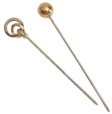 EPIGEIST 2pièces Épingle à Cheveux Décorative Épingle à Cheveux Vintage Lot De Métal De Style Coréen Design Rétro Pour Coiffures Sophistiquées Femmes Accessoires Élégants
