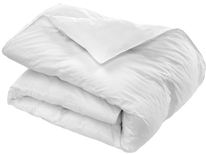 Bonazzi Home, piumino invernale fibra anallergica FyberBall 300 g/m², piumone caldo e soffice, percalle 150TC, Made in Italy (Matrimoniale (250x200))