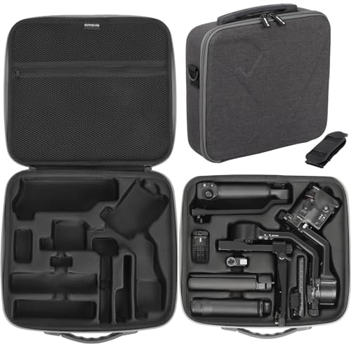 Honbobo Custodia Borsa per DJI RS 5, Ronin 5 Gimbal Stabilizzatore Case, Custodia da trasporto Borsa a mano Case da viaggio Portatile Bag a tracolla Accessori per DJI RS 5 Combo