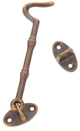 GETAJGHSD Gancio di Fissaggio per Finestre in Rame Vintage Set da 1 Effetto Fissaggio e Superficie Liscia per Decorazioni Porte senza Forare