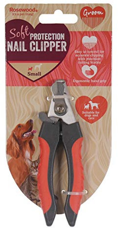 Rosewood 07102 Soft Protection Krallenschere in Salonqualität, Large