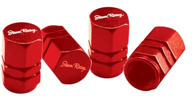 Simoni Racing CAPS2/R Set Ventilkappen Rot
