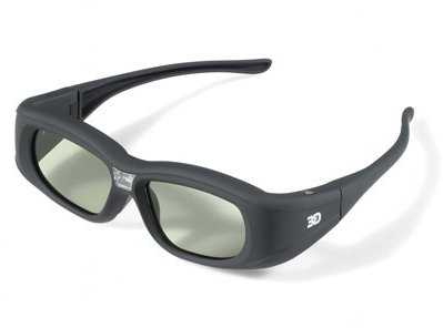 Optoma ZD302 DLP Compatible Rechargeable DLP Link Active 3D Glasses