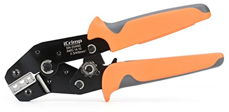 iCrimp SN-2546B Solar Crimpzange, Solar PV Stecker Crimpwerkzeuge für 2,5/4/6mm² Solar Panel PV Kabel, Solar Krimpzange für Solaranlage Photovoltaik mit Drahterodieren Sterben