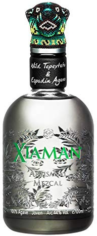 Xiaman Mezcal Artisanal 44% 700ml • Premium Mezcal Made in Mexico • Komplexer artisanaler Mezcal für den puren Genuss