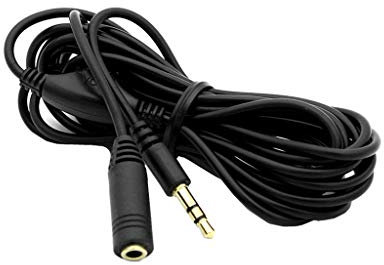 BIlinli 300cm 3.5mm M/F Splitter Stereo Headphone -Audio Extension Cord Cable With Volume switch Volume Control Newest