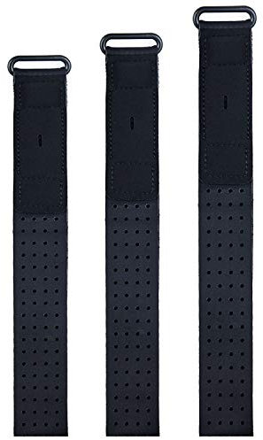 Chofit (3-Pack) Sport Straps Compatible with Fitbit Inspire 2/Inspire HR/Charge 4/Charge 3/Charge/Alta/Alta HR/Flex/Fitbit one Strap, Arm Band Ankle Bands Wristband Accessories (Black)