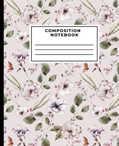 Light Autumn Lilac Composition Notebook