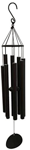 BAtlam Windspiele für den Außenbereich, groß, tiefer Ton, 8 Metallrohre, Windglocke, Garten, Terrasse, zum Aufhängen, Heimdekoration, Geschenk, Gedenk-Windspiel (Bk 37.4in)
