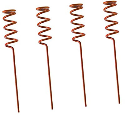 Garneck 4stücke Angelrutenständer Aus Metall Rutenhalter Mit Spiralhalterungen Zubehör Für Meeresangeln Und Bruchfest Für Bootsaufbewahrung