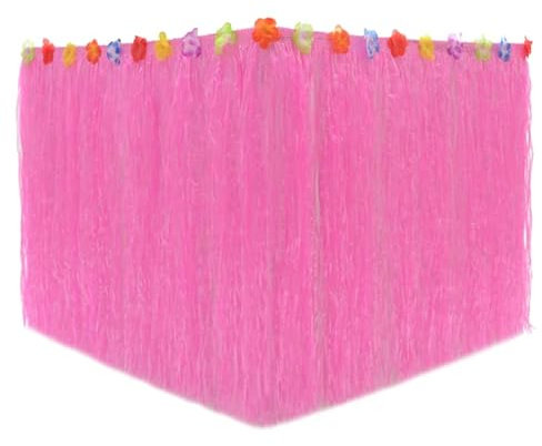 Glitter Dekoration Tisch Rock Party Tischrock DIY Grasröcke Hochzeit Geburtstag Sommer Strand Tischdecke Gartendekoration Zubehör (Color : Pink)