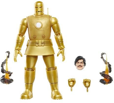 Marvel Legends Series Iron Man (Model 01 - Gold) Comics Action Figure