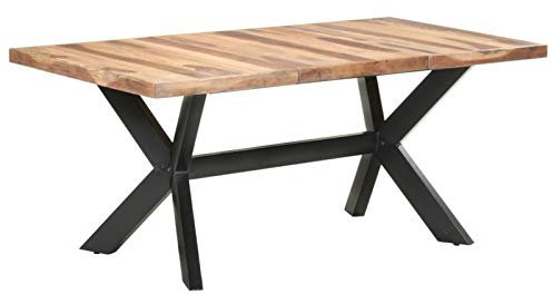 Gecheer Matbord, industriell stil, köksbord, matbord, matbord, bord, matsal, kök, soffbord med rosenfinish, sidobord, vardagsrumsbord, soffbord, kaffebord, Q