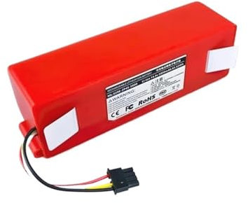 Batteria Di Ricambio BRR-2P4S-5200D, Compatibile Con XIAOMI, 1S 1ST SDJQR01RR Aspirapolvere Robot For Pulizia 5200mAh Batteria For Aspirapolvere Robot(5800mAh)