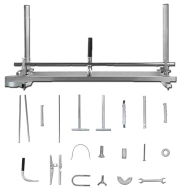 forplubossmmp Fresatrice Portatile A Catena, Supporto per Segheria da 24 Pollici, Accessori per Motoseghe, Taglio Rapido E Preciso, Stabile Ed Efficiente, per Tagliare Alberi, Tronchi E Legna