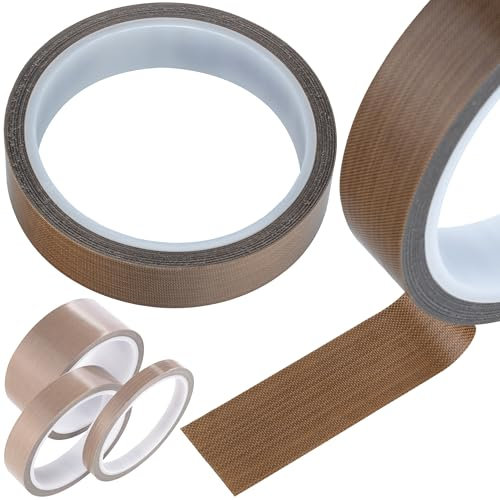 Rosfix 0,18mm PTFE-Band – Teflonband 50mm x 10m | Temperaturbeständigkeit -70°C bis +300°C | Isolierung, Wärme- & Gleitschutz | Zubehör für Schweißgeräte