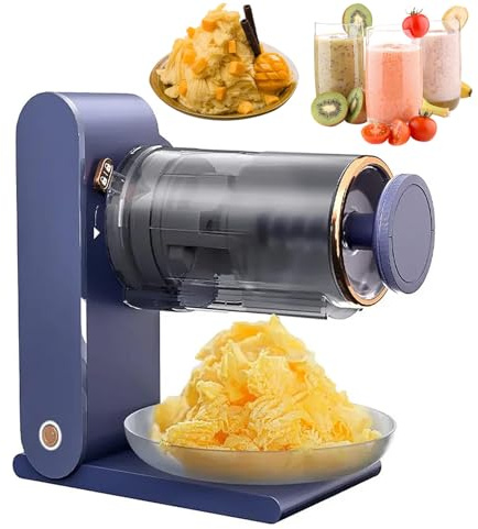 Macchina per il ghiaccio rasato, tritaghiaccio elettrico e creatore di granite con tazze di stampo per ghiaccio, creatore di cono di neve da tavolo, macchina per frullati USB per uso domestico