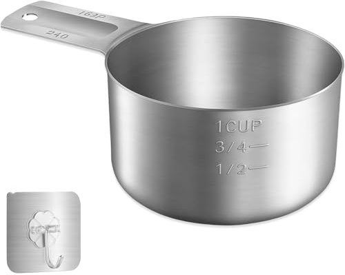 2PCS Rice Measuring Cup, Measuring Cup, Measuring Cups, Precise Kitchen Gadgets for Cooking Baking, Cocktail Espresso Rice Liquid Measurement, Dishwasher Safe