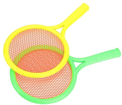RASTKY Ensemble de Raquettes de Badminton pour Enfants en Matériau ABS Sûr pour Améliorer l'amitié et Développer la Coordination des Enfants pour Les Parents et Les