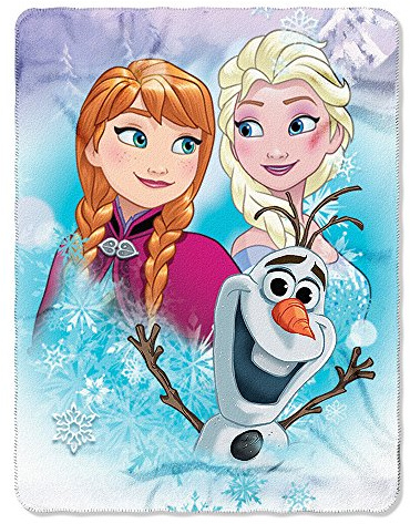 Northwest Disney Frozen 45 x 60 Pulgadas, por The Company, Poliéster, Manta de Forro Polar Snow Journey, 45 x 60