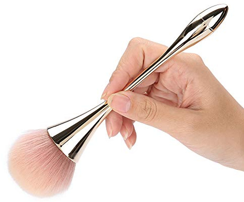 Nail Art Brush, Nail Dust Removal Brush Long Handle Manicure Nail Art Tools Nail Powder Cleaning Brush