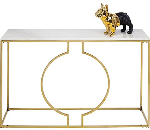 Kare Design Konsole Miami Loft, Art Deco gold, Flur, Modern, Flur, Wohnzimmer, Büro, 75x120x35cm (H/B/T)