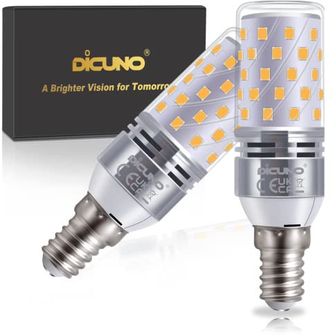 DiCUNO Ampoule LED E14 8W, Équivalent 100W halogène, 1000lm, 4000K Blanc neutre, Petit culot à vis E14, Ampoule Maïs LED Non-dimmable, Lot de 2