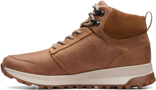 Clarks Atl Trek Up - Scarpe impermeabili in pelle, colore marrone, calde, misura standard 40, Marrone, 40 EU