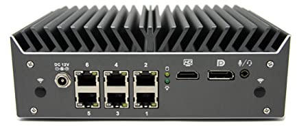 Protectli Port Vault Pro VP4670-6, Micro-Appareil/Mini PC Pare-feu - Intel i7, Ports 2,5G, RAM DDR4, Stockage M.2 NVMe ou SSD SATA, AES-NI, Barebones