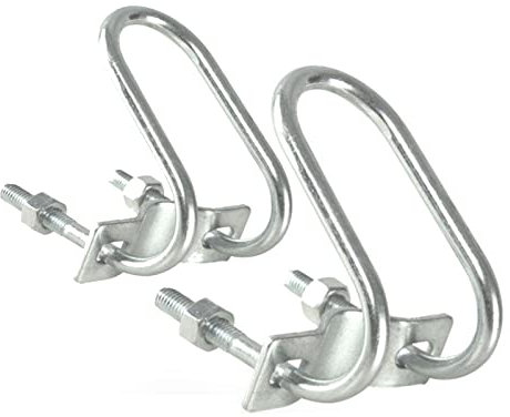 TUDERE Stainless Steel Patio Umbrella Holder, Outdoor Sun Umbrella Holder Umbrella Clip Fixed to Deck Posts/Grille(Size:2.5/1.2(5.8cm/3cm),Color:4pcs)