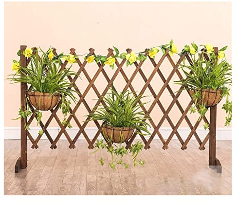 Clôture De Jardin – Barrière For Animaux De Clôture Étendue, Grillage Décoratif En Bois Sur Pied/écran De Clôture De Confidentialité, Clôture For Chien, Clôture D'arbre De Noël ( Size : H100xL210cm )