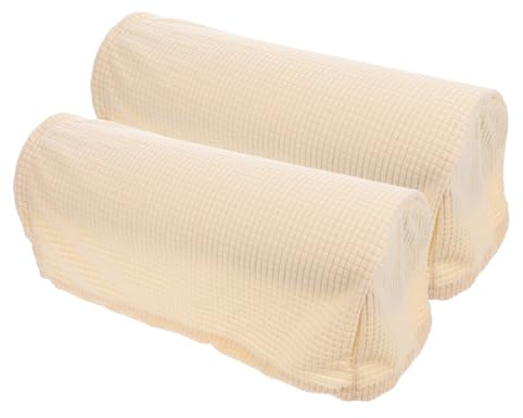 AOKWAWALIY Copribraccioli Divano Elastici Universali 2 Pezzi Protezione Morbida Per Braccioli 16.93X7.87X6.69In Copertura Per Casa Ufficio Tessuto Peluche