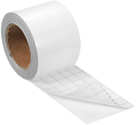 sourcing map Wood Grain Tape, 2 x33 Ft Self Adhesive Wood Grain Repair Patch for Baseboards, Doors, Floor Repair, Furniture Home Decor Pearl White