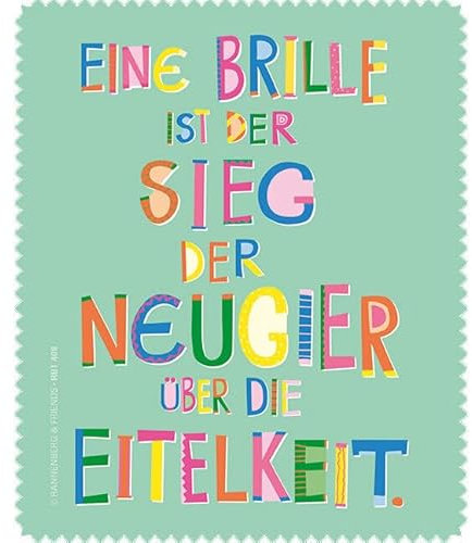 Rannenberg & Friends Brillenputztuch/Mikrofasertuch - Sieg der Neugier