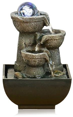 Bola Giratoria Roca Fuente De Agua Decorativa, Fuentes De Agua para Decoracion Interior Decoracion Casa Fuente Zen Decoracion Hogar